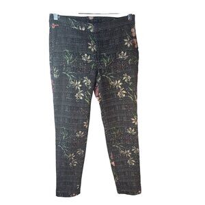 2/$30 ZARA Basic Collection XS Floral Patterned Skinny Pants